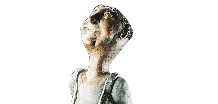 Bronzeskulptur "Edouard der Überlegene" von Catherine Boulogne