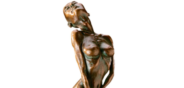 Bronze-Skulptur "Batseba" von Woytek