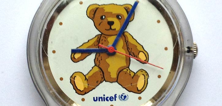 "Bear", Armbanduhr von UNICEF