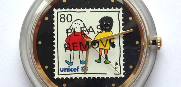 "Stamp", Armbanduhr von UNICEF